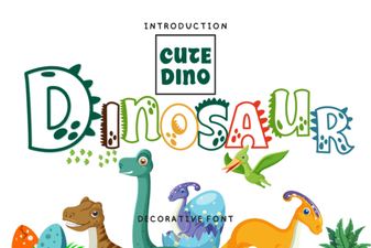 Discover Dinosaur Fonts for Creative Design Projects