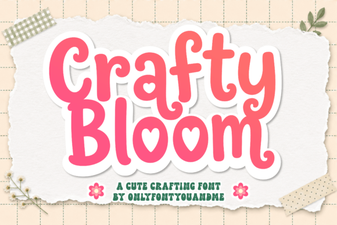 Crafty Bloom Font: Creative Typography Ideas