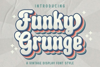 Funky Grunge Fonts for Bold, Creative Designs