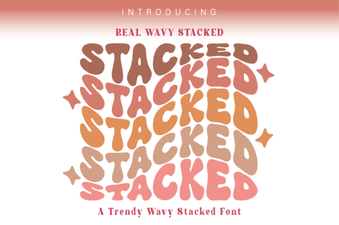 Designs & Projects Using the Real Wavy Stacked Font