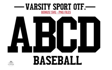 Designing with Varsity Sport Army Fonts