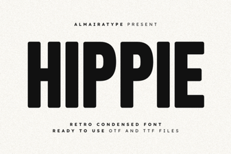 Free Hippie Fonts for Retro Designs & Creative Projects